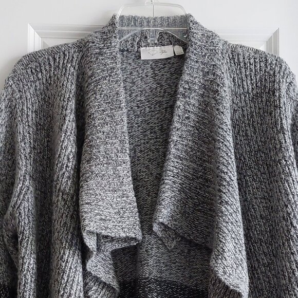 RD style Gray Cardigan Sweater Women's Size M - Picture 3 of 8